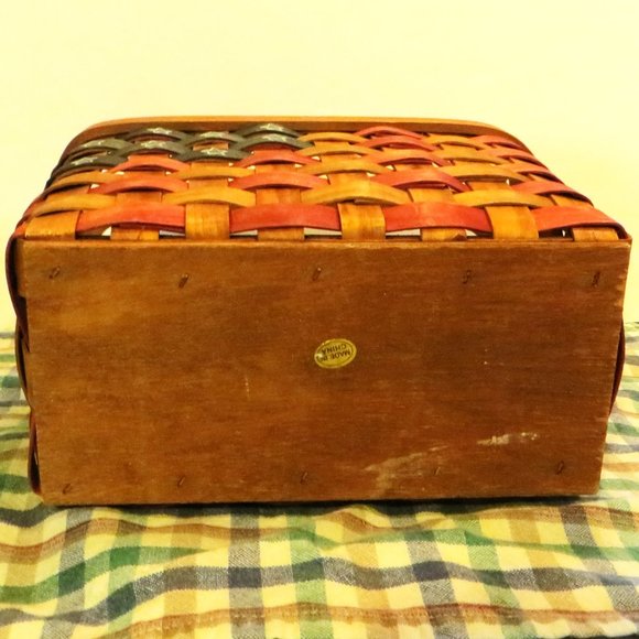 Americana Theme Basket For Table Accessories Summer Patriotic Patio - Picture 11 of 11